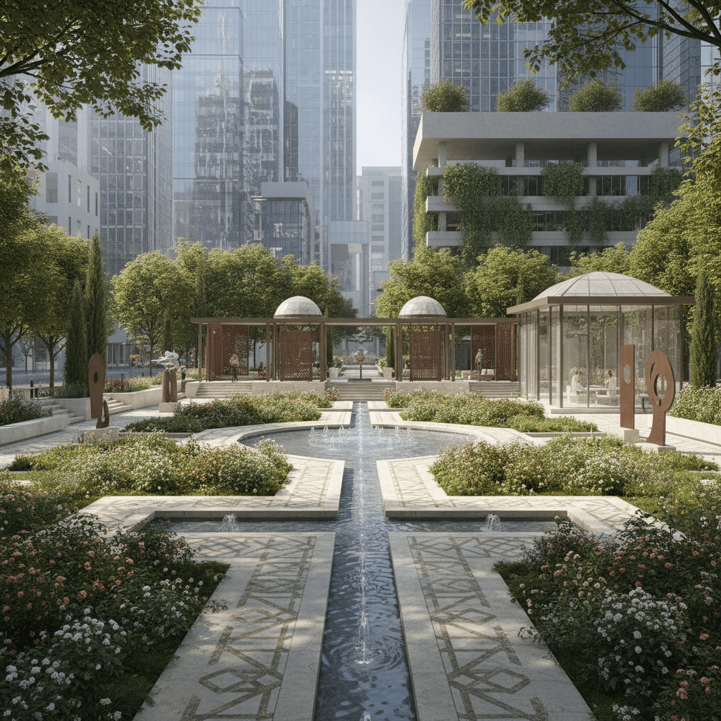 Taman digital modern